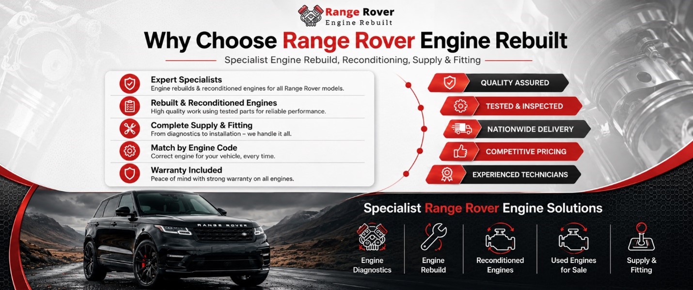 Range Rover Engine Rebuilt