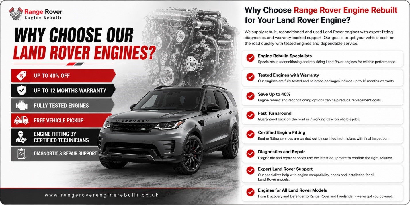 Why Choose Land Rover Engine Rebuilt